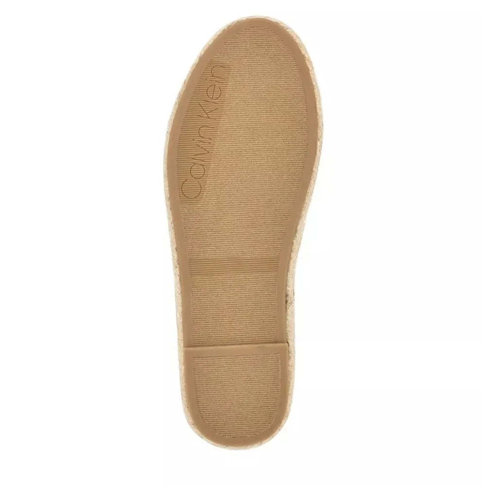 NEW NO BOX CALVIN KLEIN Women's Popular Casual Espadrille Slip-On Flats